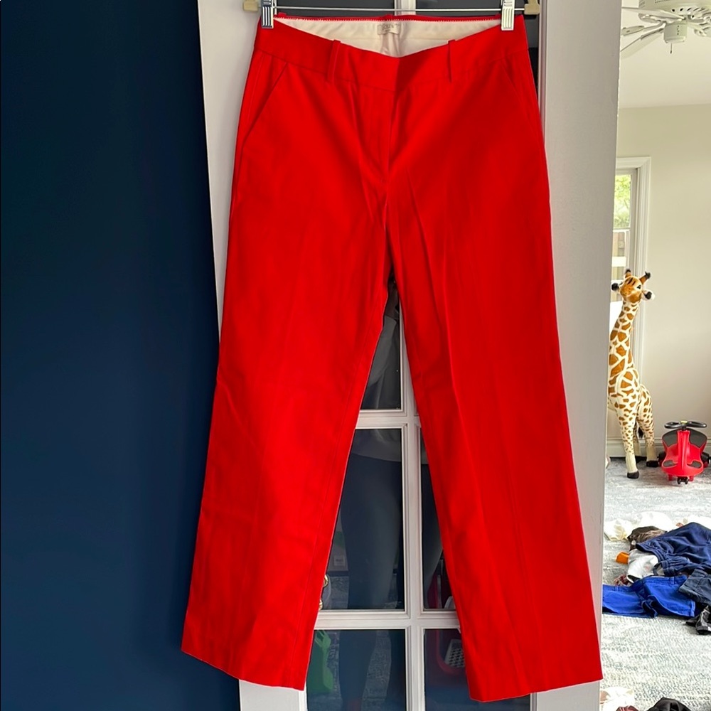 Jcrew Chino Red Pants
